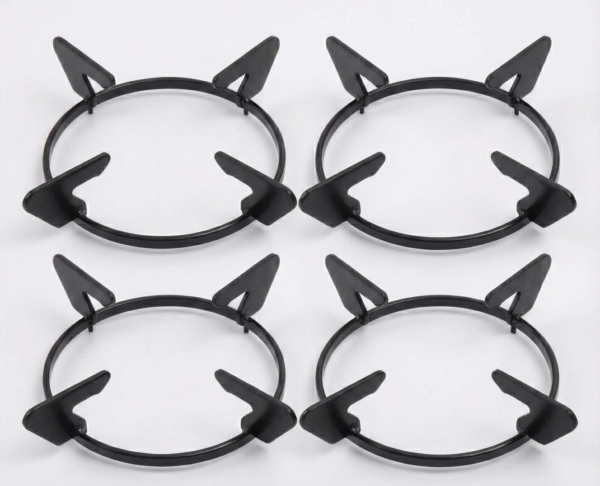 Heavy Duty Gas Stove Pan Support (Pack of 4) – Pin-to-Pin 14.7cm to 15cm Burner Stand