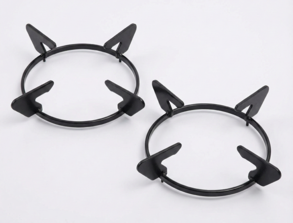 Gas Stove Round Pan Support (Pack of 2) – Pin-to-Pin 14.7cm to 15cm Burner Stand