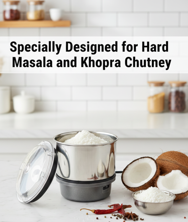 Mixer Jar (220ml) – Specialty Design Hard Msales Like Khopra Haldi Dhaniya