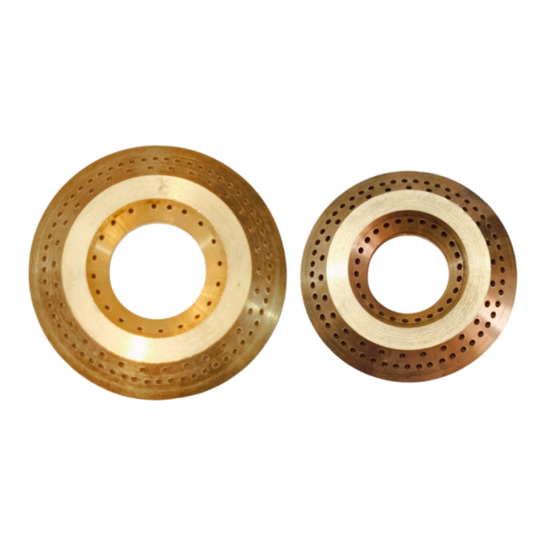 Regular Gas Stove Burner Cap Set (Small & Large) – Replacement Top Lids (Pack of 2) – Check Measurements