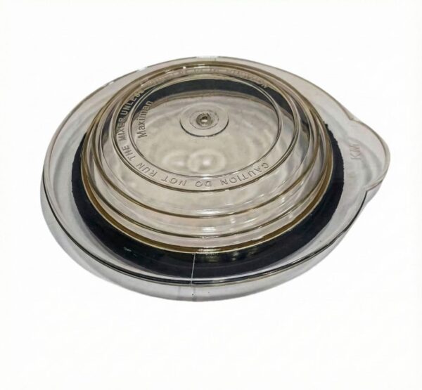 Mixer Grinder Dry Jar Lid (Medium Size) – Flat Polycarbonate Cover – Unbreakable Replacement Cap