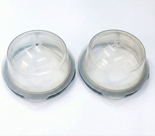 Mixer Grinder Chutney Jar Lid (Pack of 2) – Small Size Unbreakable Polycarbonate Cover – Replacement Cap