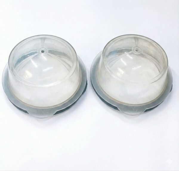 Mixer Grinder Chutney Jar Lid (Pack of 2) – Small Size Unbreakable Polycarbonate Cover – Replacement Cap
