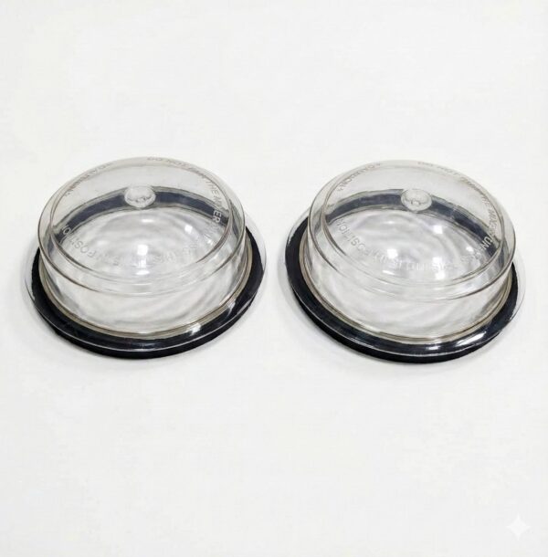 Mixer Grinder Chutney Jar Lid (Pack of 2) – Small Size Unbreakable Polycarbonate Cover – Replacement Cap