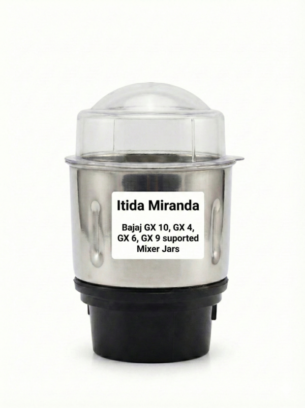 Itida® 400ml Chutney & Masala Grinder Jar Compatible with Bajaj GX 10, GX 4, GX 6, GX 9 Mixer Grinders
