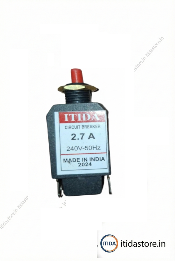 Mixer Grinder Overload Protector Switch (Circuit Breaker) – Red Reset Button | Protects Motor from Burning