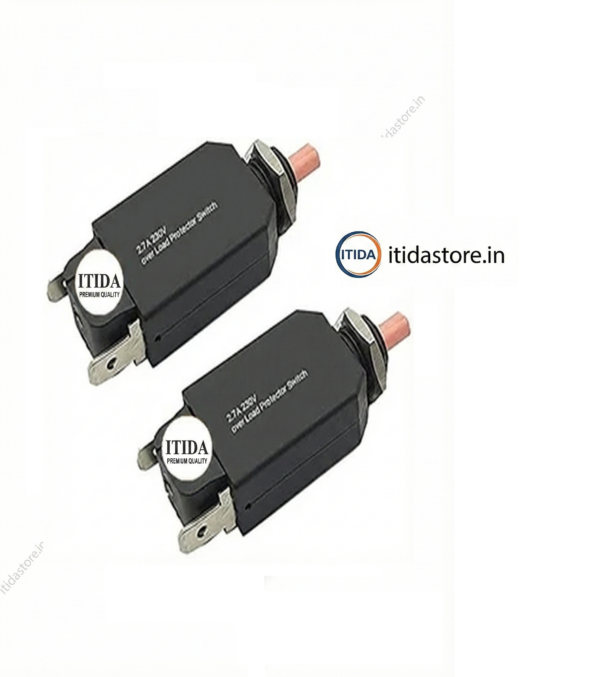 Mixer Grinder Overload Protector Switch (Circuit Breaker) – Red Reset Button | Protects Motor from Burning