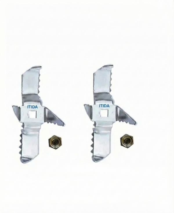 Heavy Duty Mixer Grinder Small Chutney Jar Blade – 6x6 Square Shaft (Clockwise Rotation) | Sharp Stainless Steel Cutter. With Nut Pack Of 2.