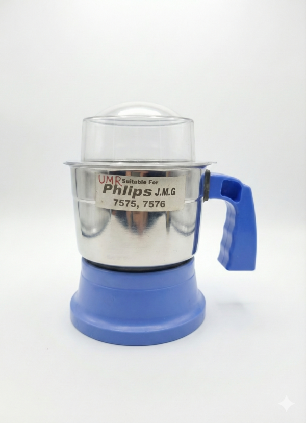 Itida® Mixer Grinder Jar Compatible with Philips JMG HL7575 & HL7576 Models Only – Heavy Duty Stainless Steel Replacement