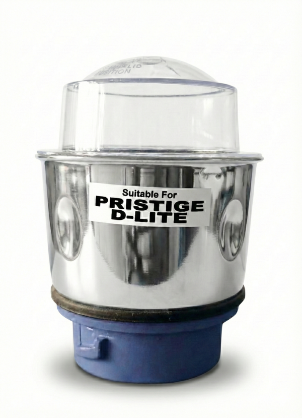 Itida® Small Chutney Jar Compatible with Prestige Delight (D-Lite) Mixer Grinder Only – Stainless Steel Replacement