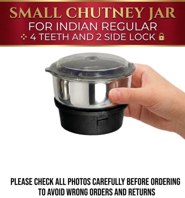Replacement Chutney Jar 180ml for Indian Mixers | Itida Spare Parts